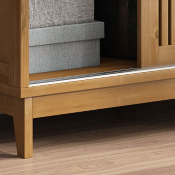 Modern Pine Solid Wood Wardrobe Freestanding Multifunctional Wardrobe Armoire