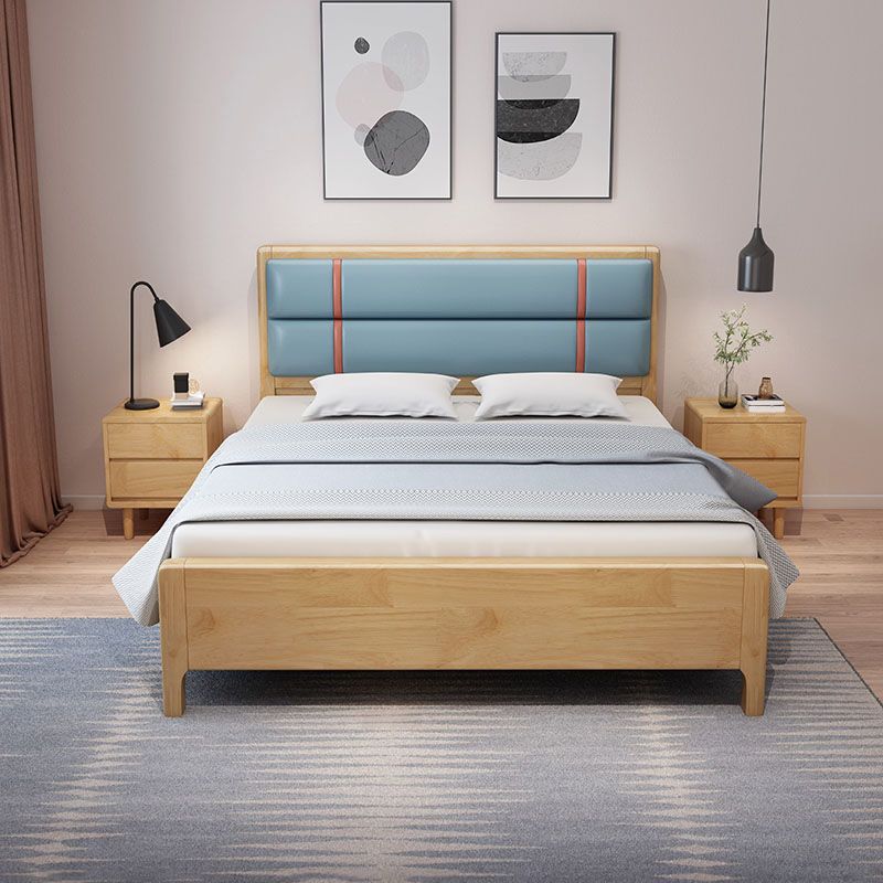 41.33" Tall Contemporary Wooden Rectangular Headboard Standard Bed