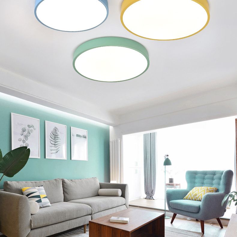 Acrylic Circular Flush Mount Ceiling Lights Modern Flush Mount Lamp