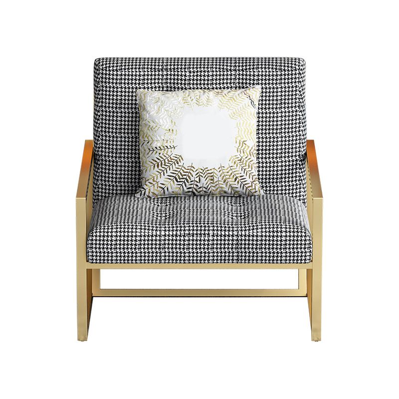 Tufted Cushions Lounge Chair Arms Included Reclining Chair with Pillow