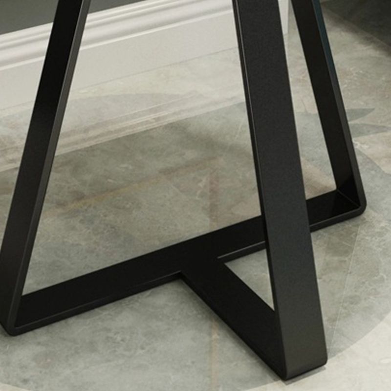 Round Marble End Table Set Glam Dia 19.7-In Sofa Side Accent Table