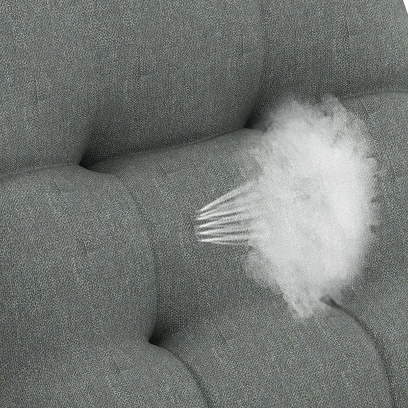 Mid Century Modern Indoor Rocking Chair Single Rocking Chair with Cushion