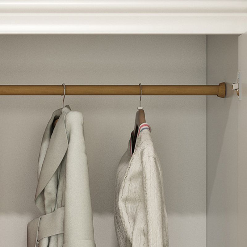 Modern Style Wooden Wardrobe White Colour Soft Close Drawer Wardrobe Closet