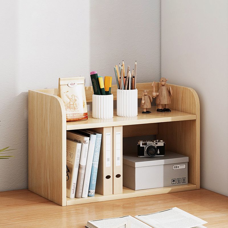 Light Brown Modern Style Bookshelf Engineer Wood Bookcase for Home