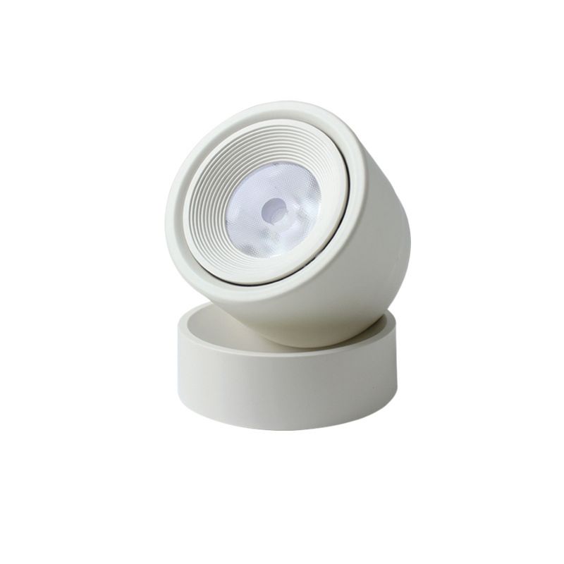 Draaibare mini-downlight Nordic metalen woonkamer LED-inbouwplafondlamp