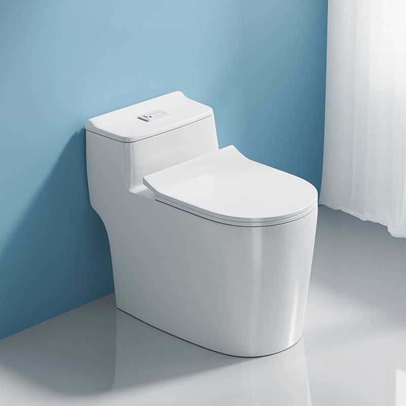 Modern 1-Piece Toilet Bowl Floor Mounted White Urine Toilet for Bathroom