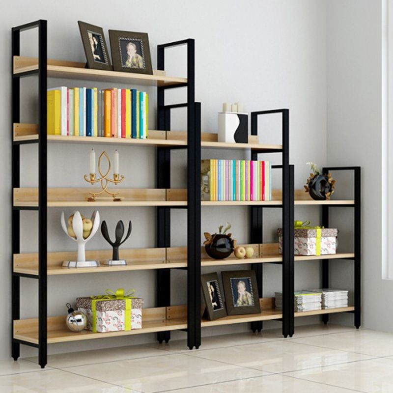 Modern Engineered Bookcase Natural Etagere Bookshelf for Any Room