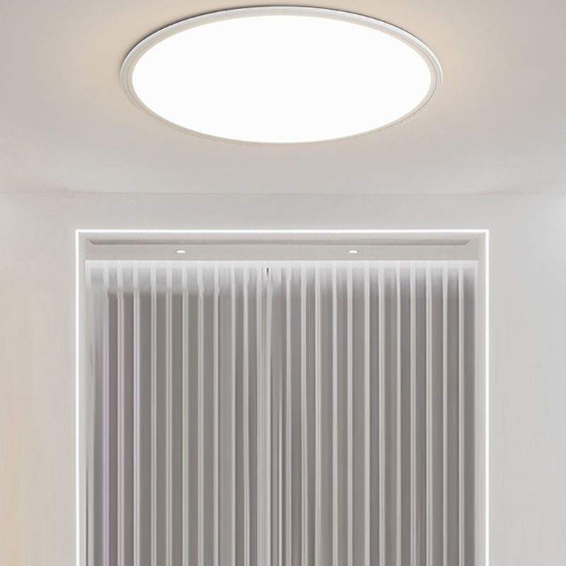 1 Light Geometric Flush Mount Simplicity Metal Flush Ceiling Light Fixture