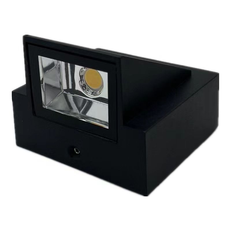 Geometric Wall Mounted Lamp Contemporary Metal Wall Lighting Idea