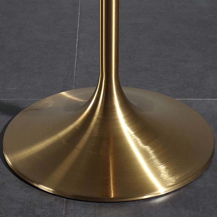 Metal Pedestal Bar Height Table Industrial Round Bar Dining Table