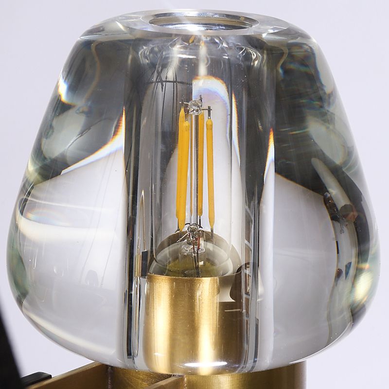 Multi -lichten kristal kroonluchter verlichtingsarmaturen moderne stijl cirkelvormige hanglamp