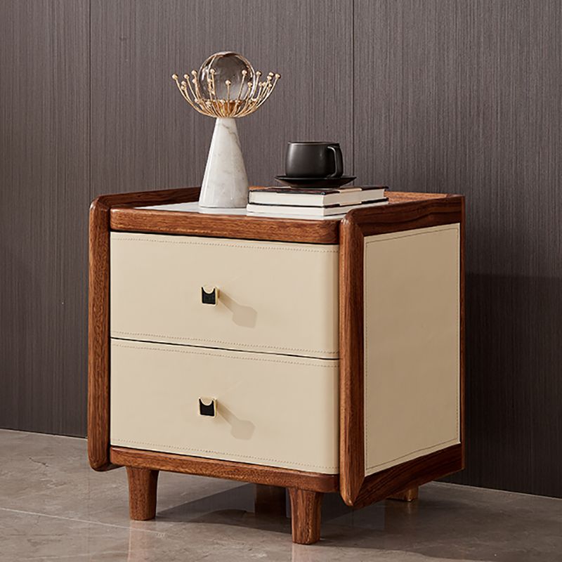 Traditional Accent Table Nightstand Antique Finish Bed Nightstand