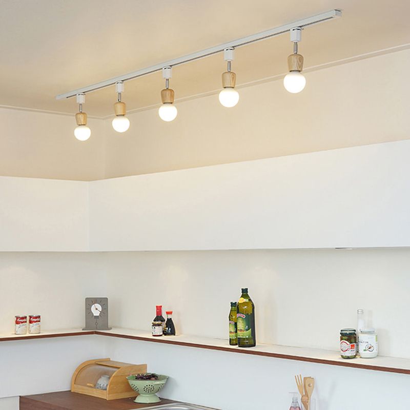 Madera Lucina de montaje semi de montura semi lineal estilo moderno de madera semi flanphushing luminato