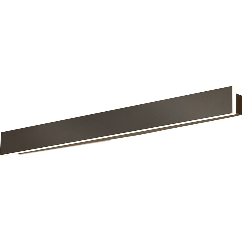 Muro di tonalità lineare Luce moderna MODER SEMPLICE 1 Fun a supporto per la parete della testa in nero