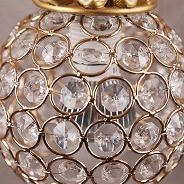 Moderner Stil Ball -Leuchten -Leuchten Metall 1 Lichtwandmontierte Beleuchtung