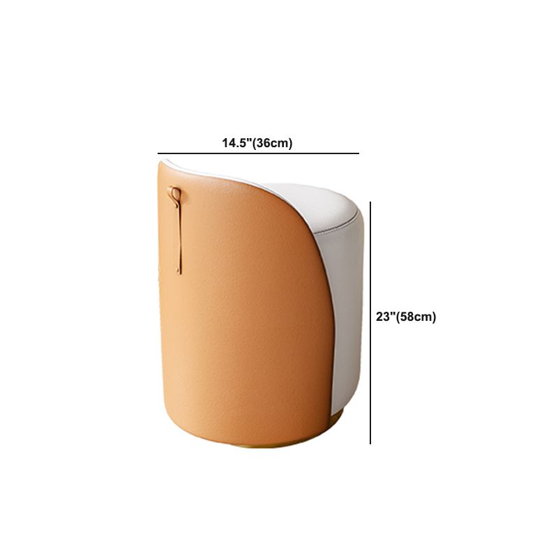 2-Drawer Vanity Makeup Table Set Vanity Stool 31.5" High Vanity in Gold