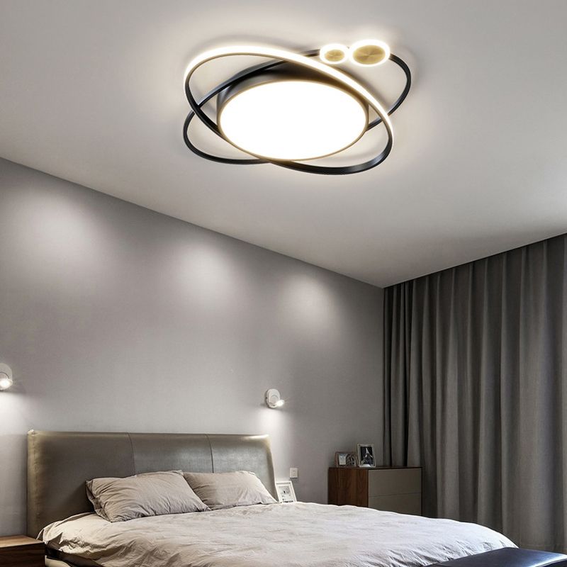 Acrylic Shade LED Flush Mounted Ceiling Lights Contemporary Lighting Fixture