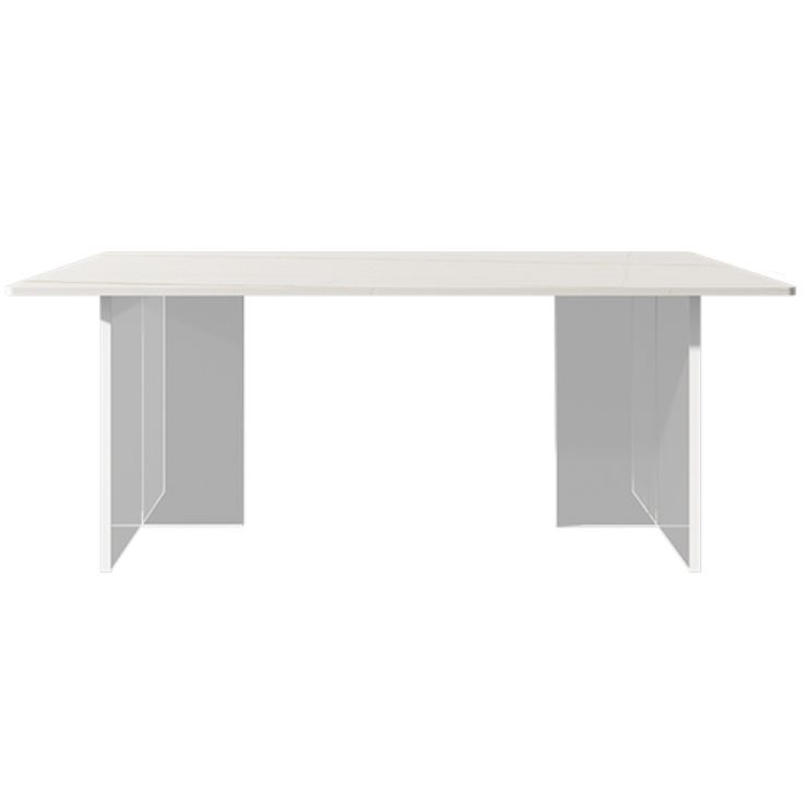 Modern 1/5/7 Pieces Dining Set Rectangle Stone Dining Table for Dining Room