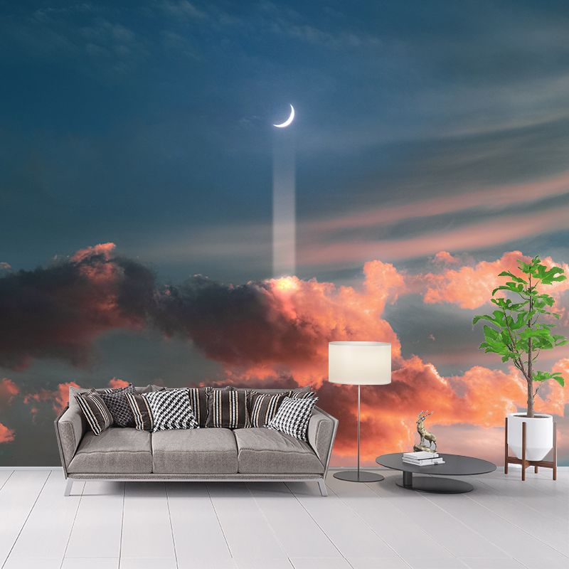 Decorative Wall Mural Wallpaper Dreamy Sky Sitting Room Wall Mural