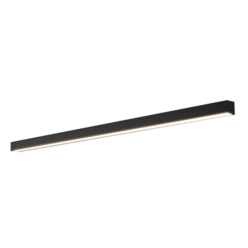 Luz de techo completa minimalista moderna de la barra de la cocina de la aleación de aluminio de la luz de techo LED de la tira larga