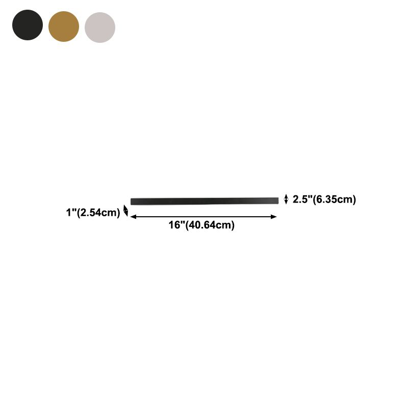 Wall Sconce Lighting Simple Style LED Metal Wall Mounted Light for Bedroom