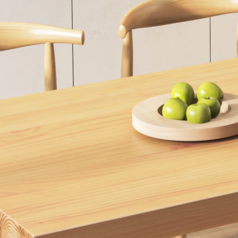 Modern Wood Rectangle Dining Table 1/4/5/7 Pieces Dining Set for Dining Room