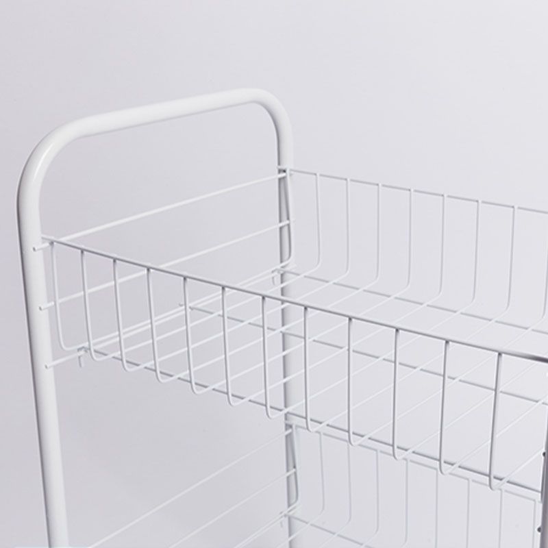 Contemporary Bookshelf Open Back Bookcase for Office with Caster Wheels