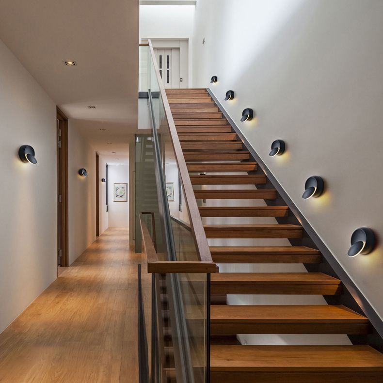 Disk Acrylic Wall Lighting Fixtures Modern Wall Mounted Light Fixture for Bedroom