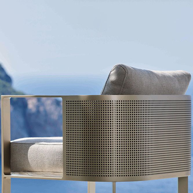 Modern Style 1/7/9 Pieces Metal Dining Set Stone Dining Table Set for Outdoor