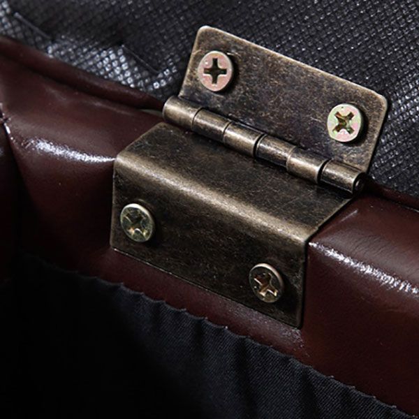 Modern Black Ottoman Leather Rectangle Ottoman for Living Room