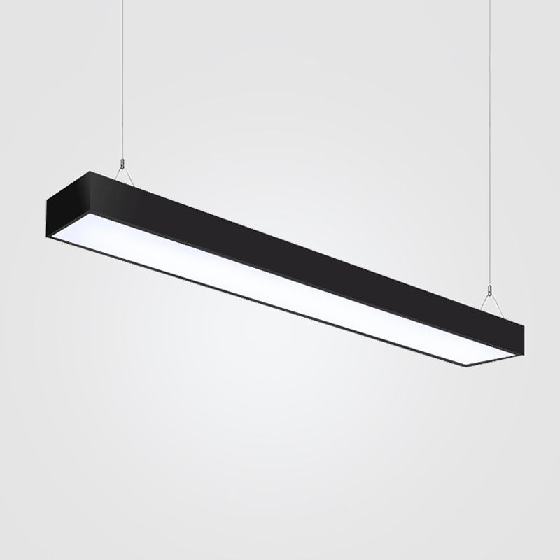Rectangle LED pendentif en style moderne LED suspendu les lumières pour salle de conférence