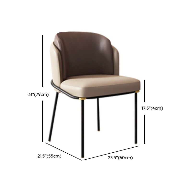 Sintered Stone Dining Room Set Modern Rectangle Table and Upholstered Chairs