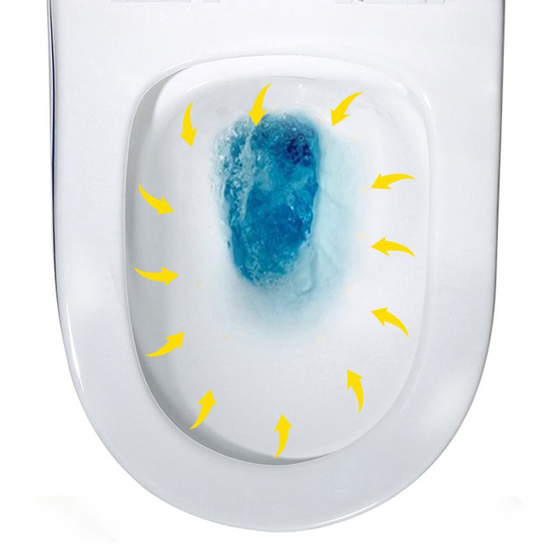 Floor Mounted Porcelain Urine Toilet Traditional Siphon Jet Flush Toilet