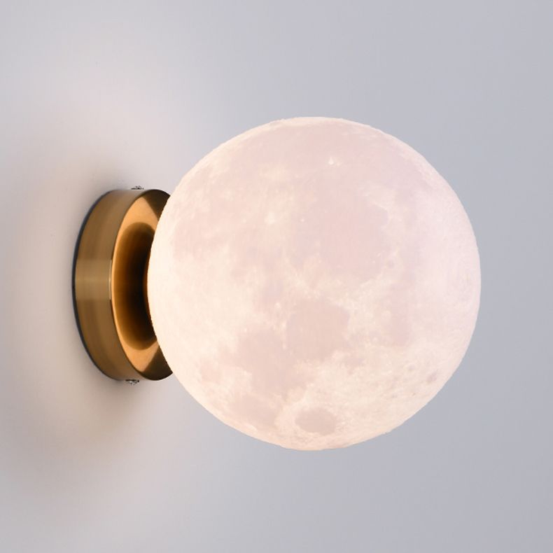 Salon Gold Mur Light Modern Globe One Head Simple Mur Mount Sconce