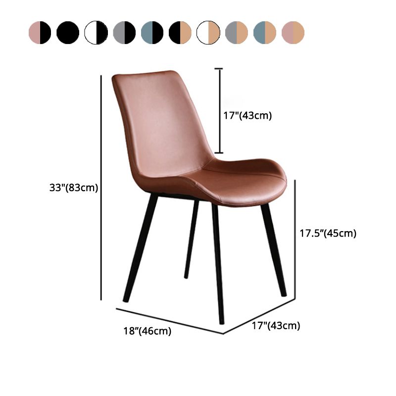 Silla industrial de metal para comedor, cocina, silla lateral con respaldo sólido