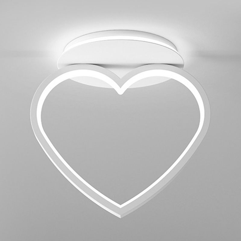 Modernism LED Ceiling Light White Flush Mount Lighting for Dining Room