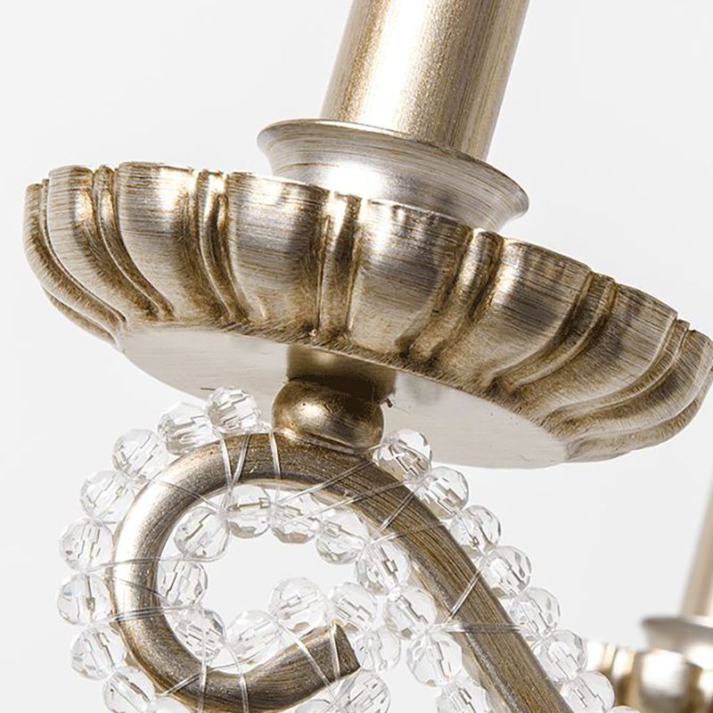 Lámparas de lámparas de lámpara de vela lámparas colgantes de suspensión múltiples de estilo americano para sala de estar