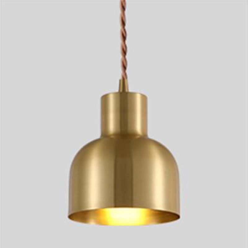 Golden Metal Hanging Light Postmodern Style Pendant Light Hanging Light for Living Room