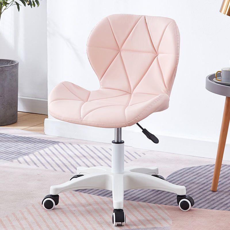 Armless Chair22.4" L x18.5"W x25.9H" Swivel Wheels Chair for Living Room