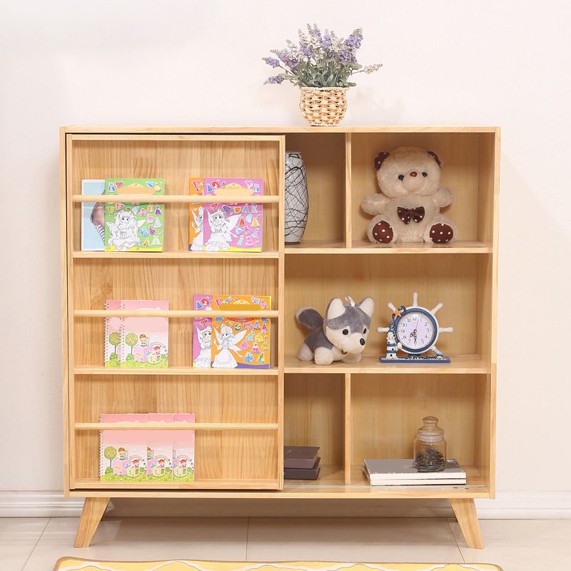 Wooden Standard Bookshelf Modern Bookshelf 47.3" H x 12.6" W