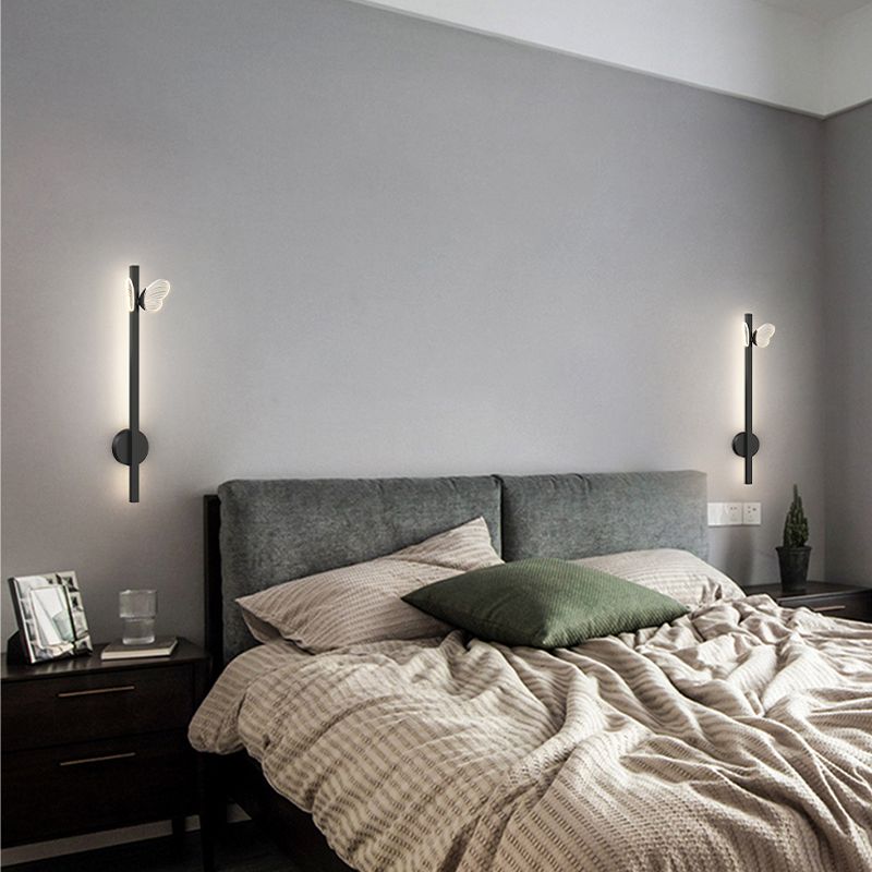 Linearer Schatten Metall Wandleuchte moderne Style 2 Lichter Wandmontage Licht