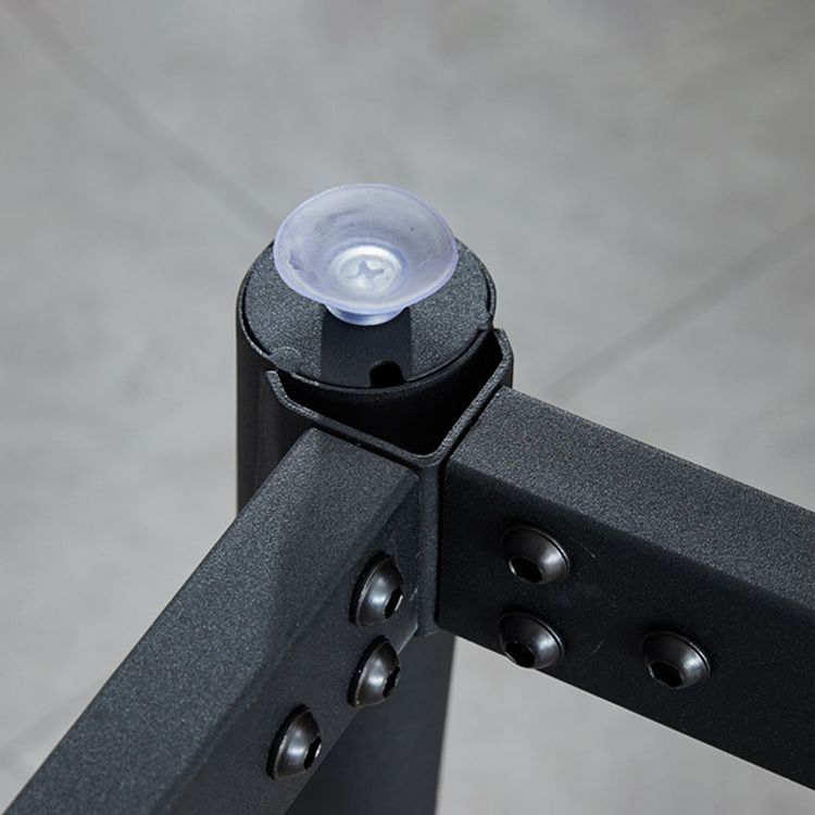 Tavolo da pranzo rettangolo contemporaneo tavolo da pranzo in pietra sinterizzato con 4 gambe di metallo per sala da pranzo