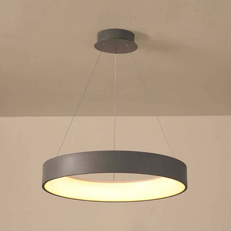 Modern Simple Style LED Pendant Light Living Room Hanging Light Fixture