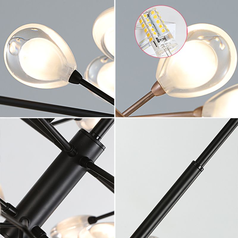 Baumzweiste Wohnzimmer Deckenlampe Acryl minimalistische LED Kronleuchter Anhänger Licht