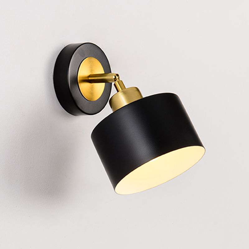 Modern Simple Rotatable Wall Light Cylinder Shape Wall Lamp for Living Room