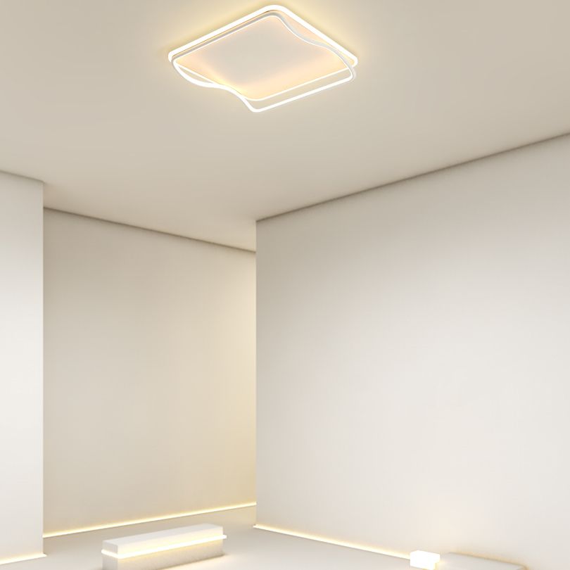 Plafonniers modernes avec abat-jour en silicone Plafonnier LED encastré