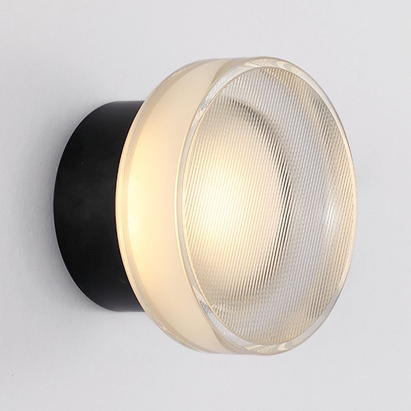 Geometric Wall Lighting Simplicity Acrylic 1 Light Wall Sconces in Clear