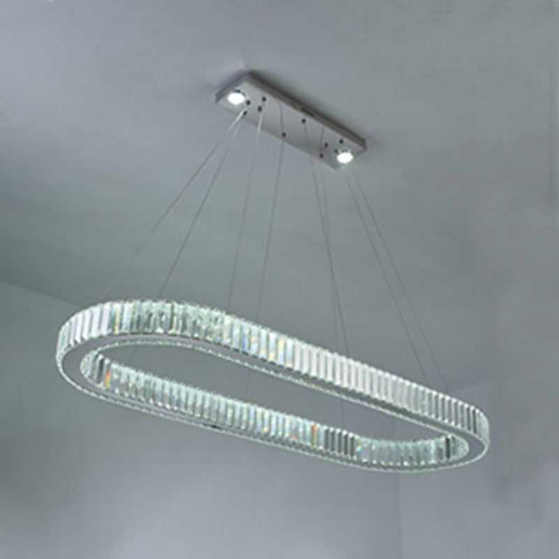 Linearer Anhänger Beleuchtung Kronleuchter Licht zeitgenössischer Anhänger Licht für Kücheninselkristall