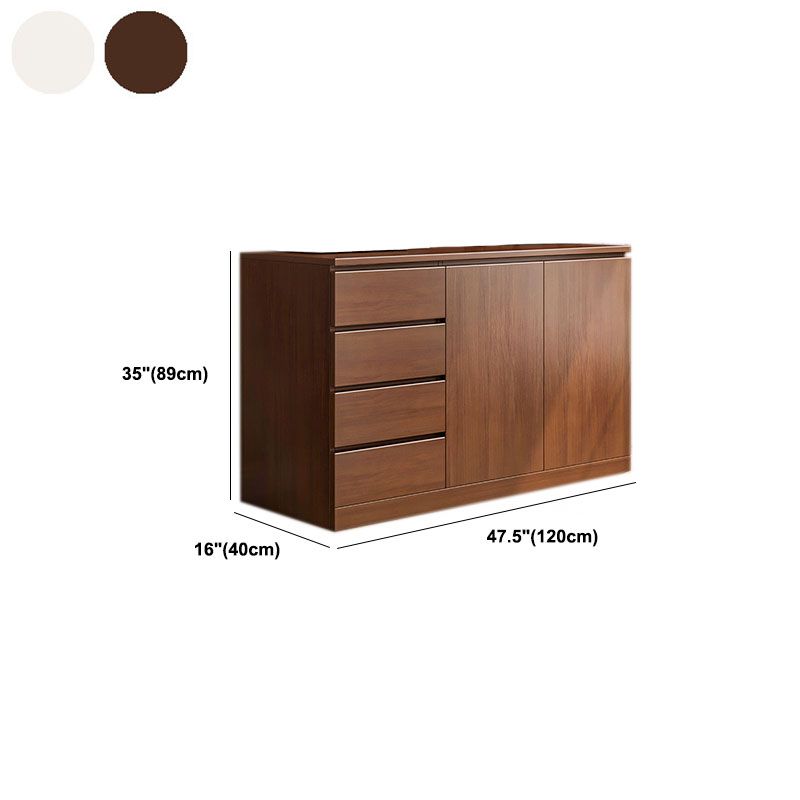 Contemporary Wood Storage Chest Dresser Bedroom Storage Chest