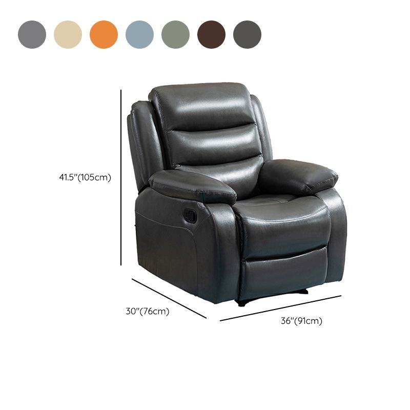 Solid Color Recliner Chair Massage Reclining Standard Recliner